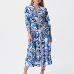 Joseph Ribkoff paisley print dress