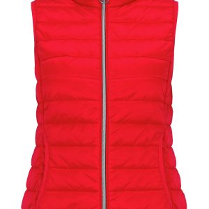 Betty Barclay Padded Gilet-POPPY RED