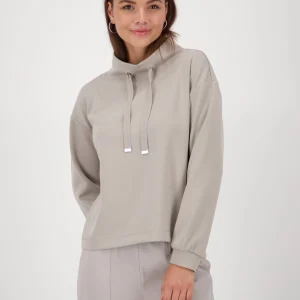 Monari Sweatshirt With Decourative Detail-GREIGE