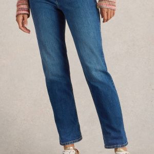 White Stuff Taylor Straight Jean-MID DENIM