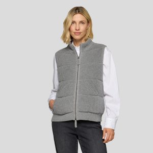 Rabe Knit Gilet-GREY