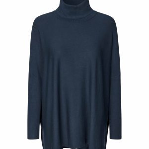 Masai Fovira Polo Neck Jumper-BLACK