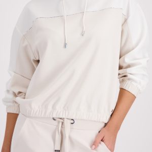Monari Colour Block Sweatshirt-CHAMPAGNE