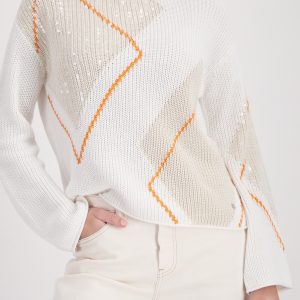 Monari Diamond Pattern Jumper
