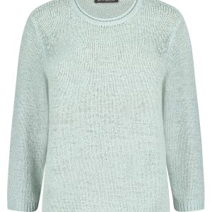 Betty Barclay 3/4 Sleeve Jumper-SAGE