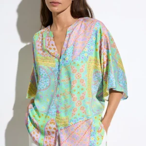 Tinta & Bariloche Calabaza Blouse-LIME