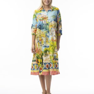 Orientique Amalfi Collared Dress
