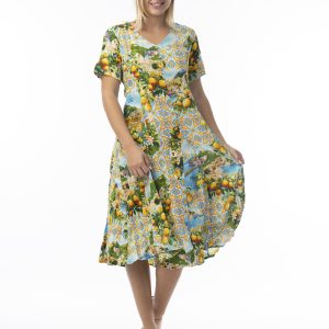 Orientique Amalfi Godet Dress