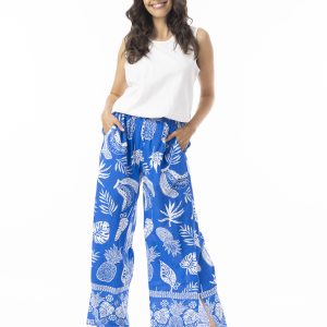 Orientique Comodoro Blue Print Trouser