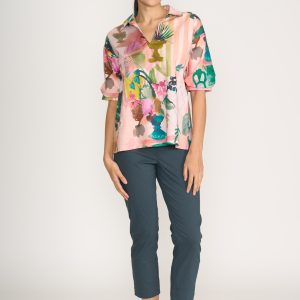 Foil Good Impressions Antrium Print Top