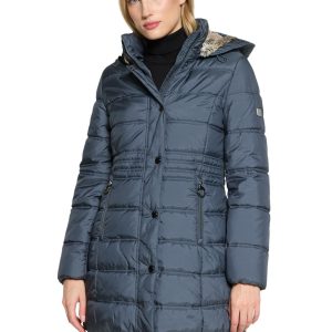 Betty Barclay Padded Detachable Coat-TURBULENCE BLUE