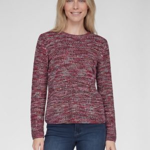 Rabe Multi-Coloured Knit Jumper-MERLOT