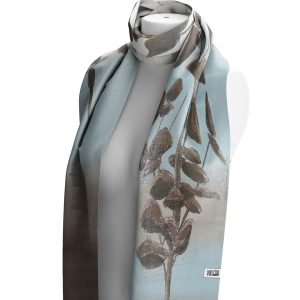 Dolcezza Winter Beach Print Scarf